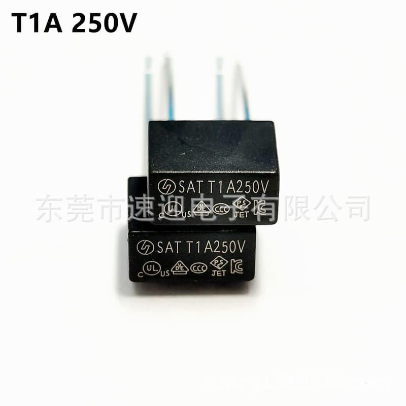 SAT square fuse T2A 250V, brown 8*4, explosion-proof fuse 392, slow-blow, 3.15A, 1A, 5A