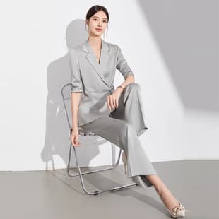 Chinese Style New Suit Set for Women 2024 Summer High-End Two-Piece Elegant Women's Seven-Sleeve Casual Jacket