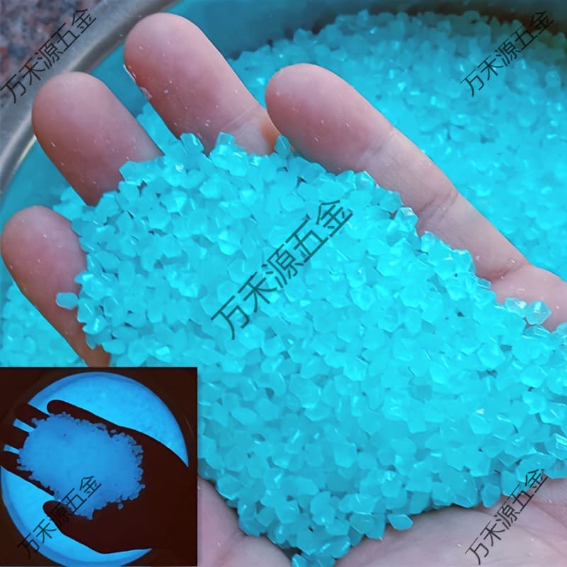 3-5mm luminous sand, gardening, aquatic landscaping, fluorescent gravel, hourglass, luminous sand, fluorescent particles, luminous stone