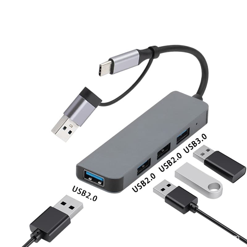 USB3.0 extender typec expansion dock multi-socket docking station set mobile phone notebook splitter USB HUB