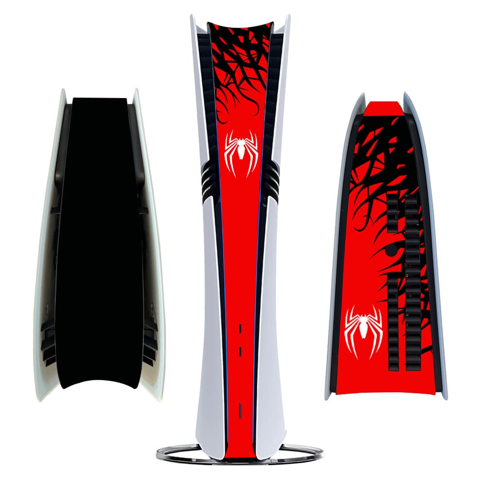 Suitable for PS5 Pro middle strip protective sticker PS5PRO middle strip frosted film Venom Spider-Man style