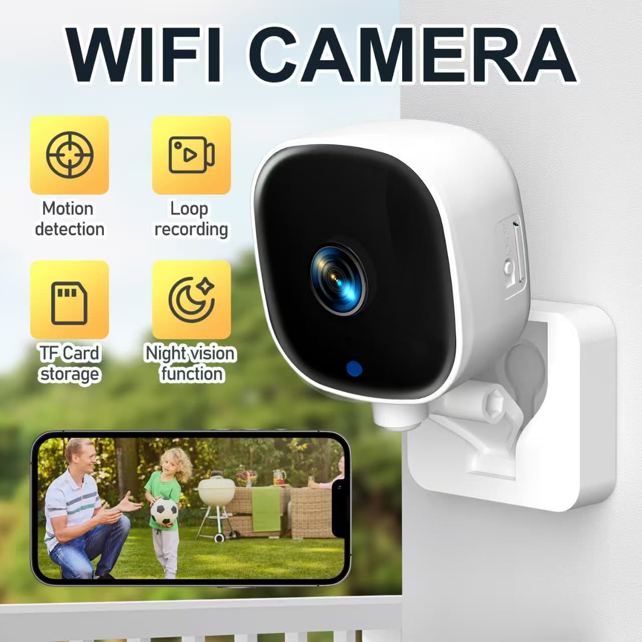Cross-border Hopeway mobile phone remote camera indoor surveillance camera smart WiFi voice intercom Camera