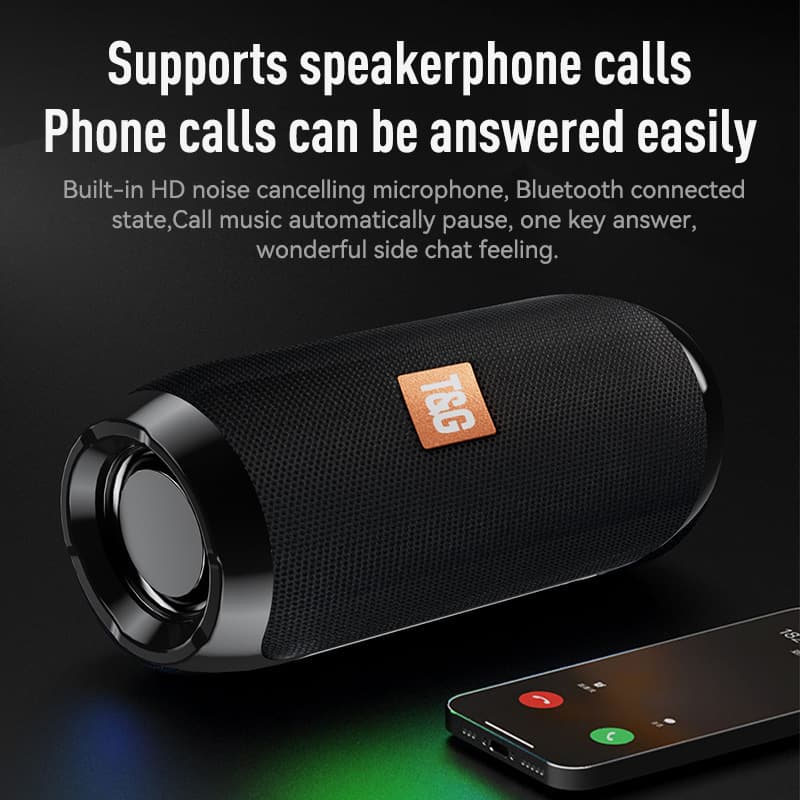 Classic TG117 Bluetooth Speaker Strap Dual Speaker Subwoofer