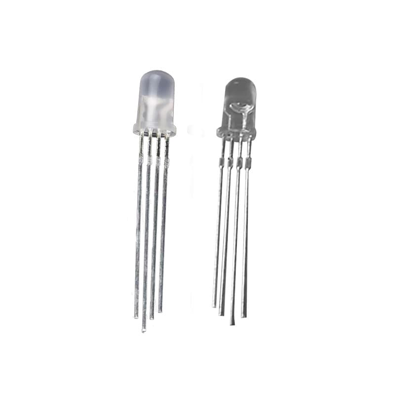 Factory Supply F5 Transparent Frosted 4-Pin Full Color RGB LED Lamp Bead 5MM Common Cathode/Common Anode LED Bead