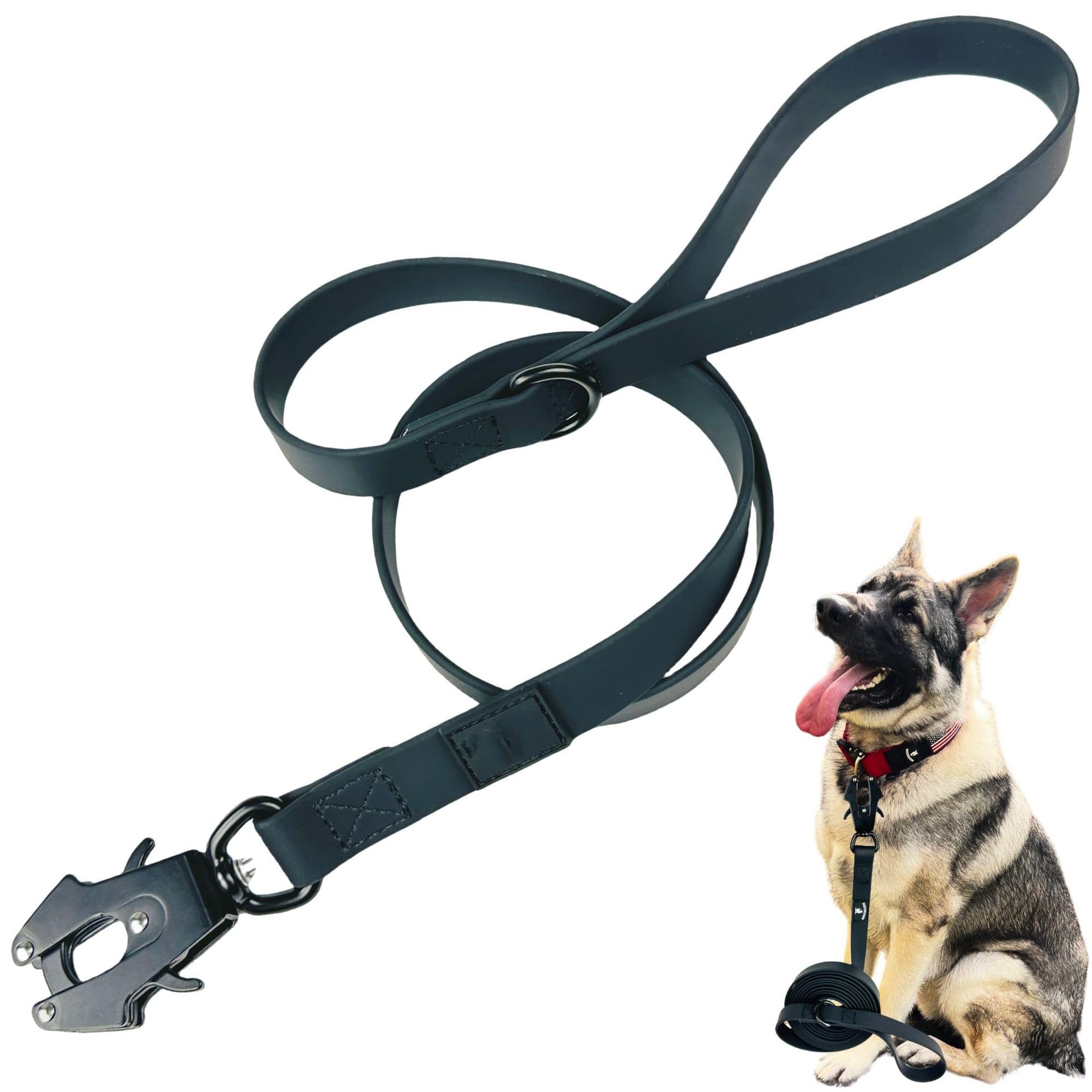 PVC Waterproof Dog Leash with Frog Clip, Heavy Duty Large Dog Leash, Amazon Bestseller Pet Leash