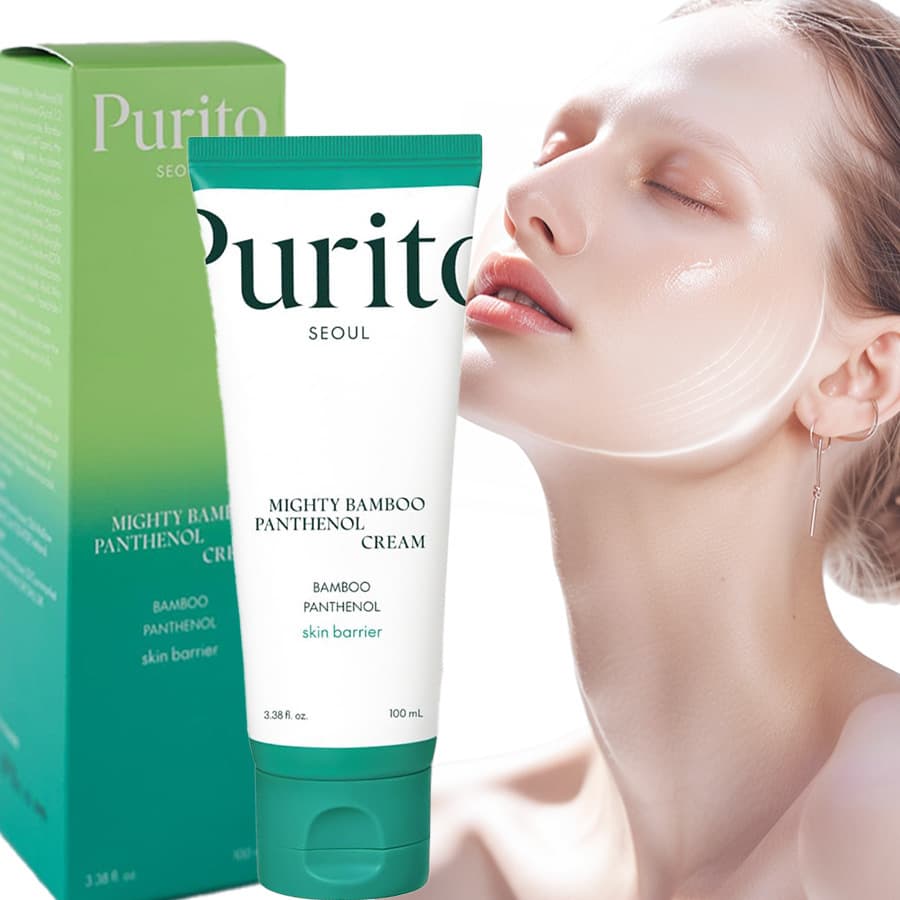 Purito Bamboo Panthenol Cream Soothing Moisturizing Barrier Cica 100ml