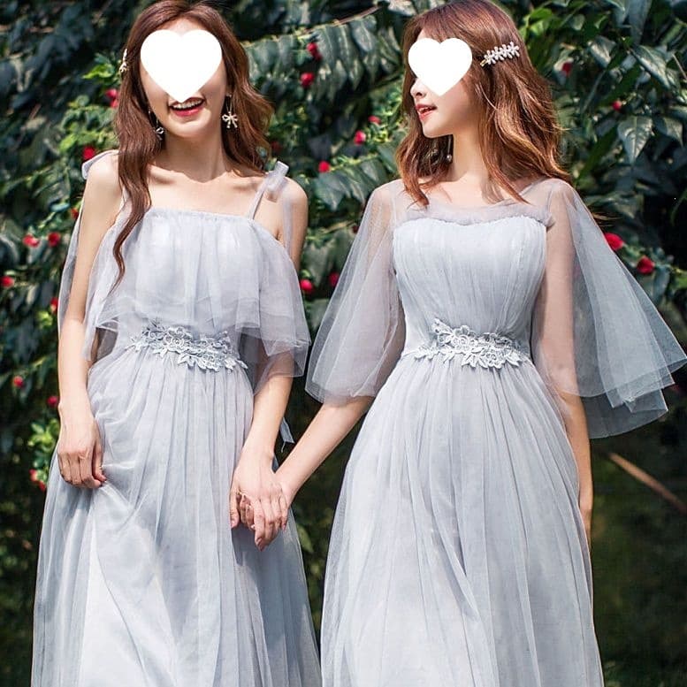 Bridesmaid Dress 2026 Spring Summer New Korean Style Long Elegant Sisterhood Bridesmaid Gown Graduation Dress