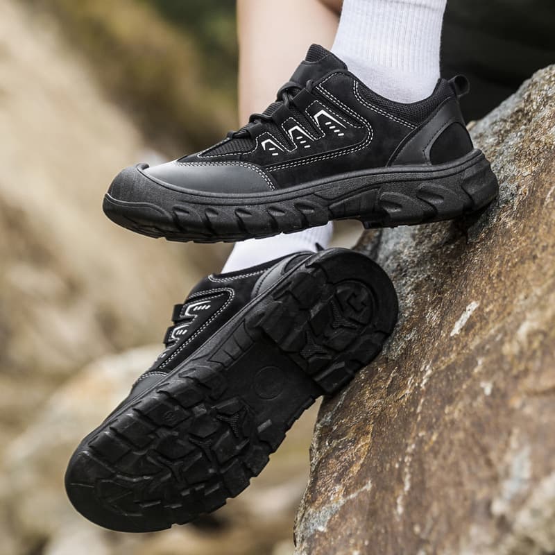 Men's shoes new mesh casual shoes outdoor sports men's hiking shoes trendy comfortable breathable men's shoes cross-border wholesale