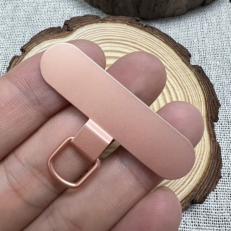 Ultra-Thin Metal Connection Plate Clip Fixed Shim Solid Phone Case Hook Pendant Adhesive Durable Lanyard Adhesive Plate