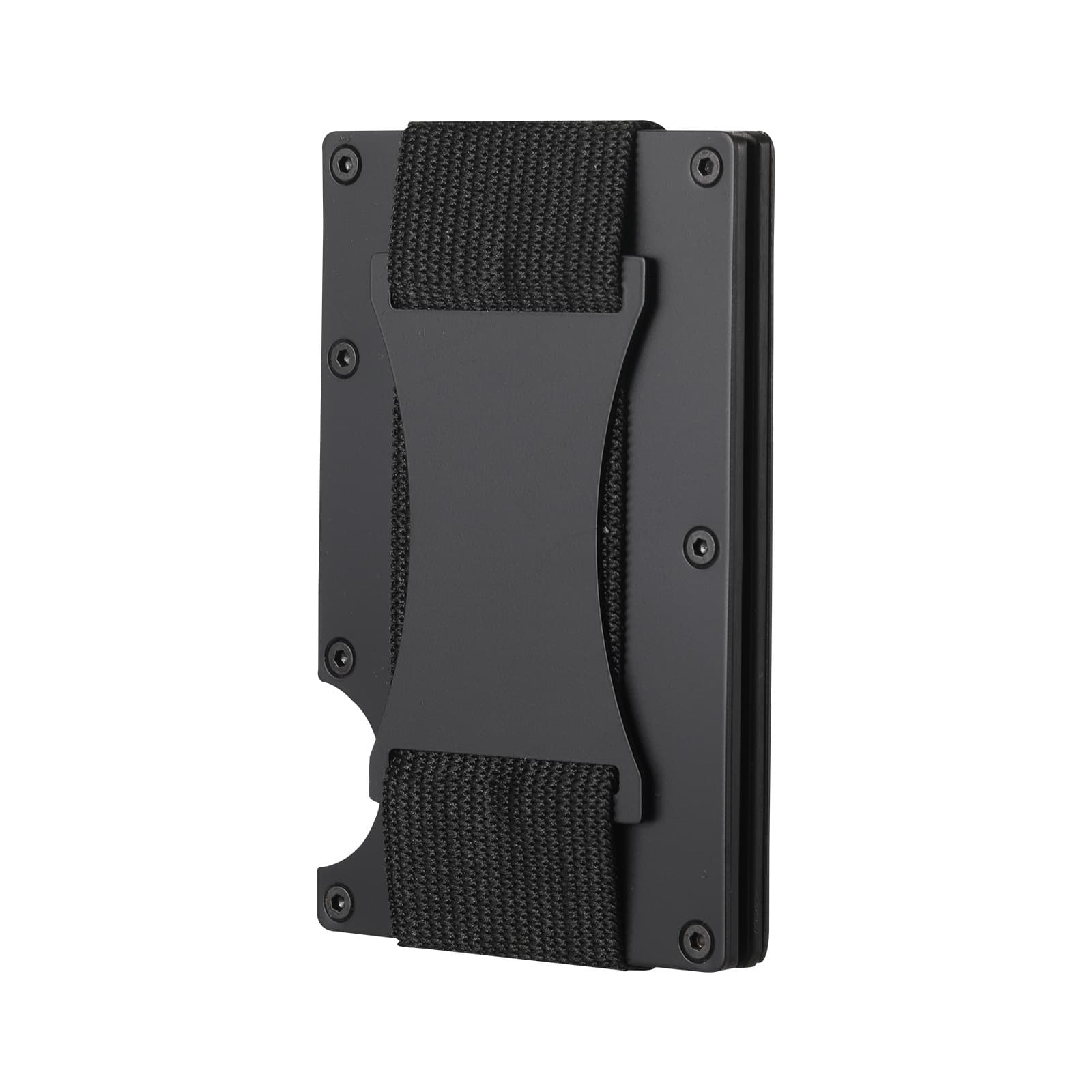 Aluminum Alloy Bank Card Holder Carbon Fiber Money Clip RFID Blocking Metal Card Case Sleeve