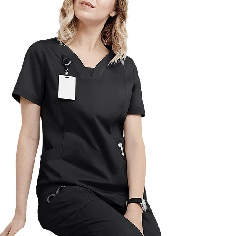 Temu, Surgical Scrub Set for Doctors and Nurses, Medical Uniform for Beauty Salon and Hospital Use
