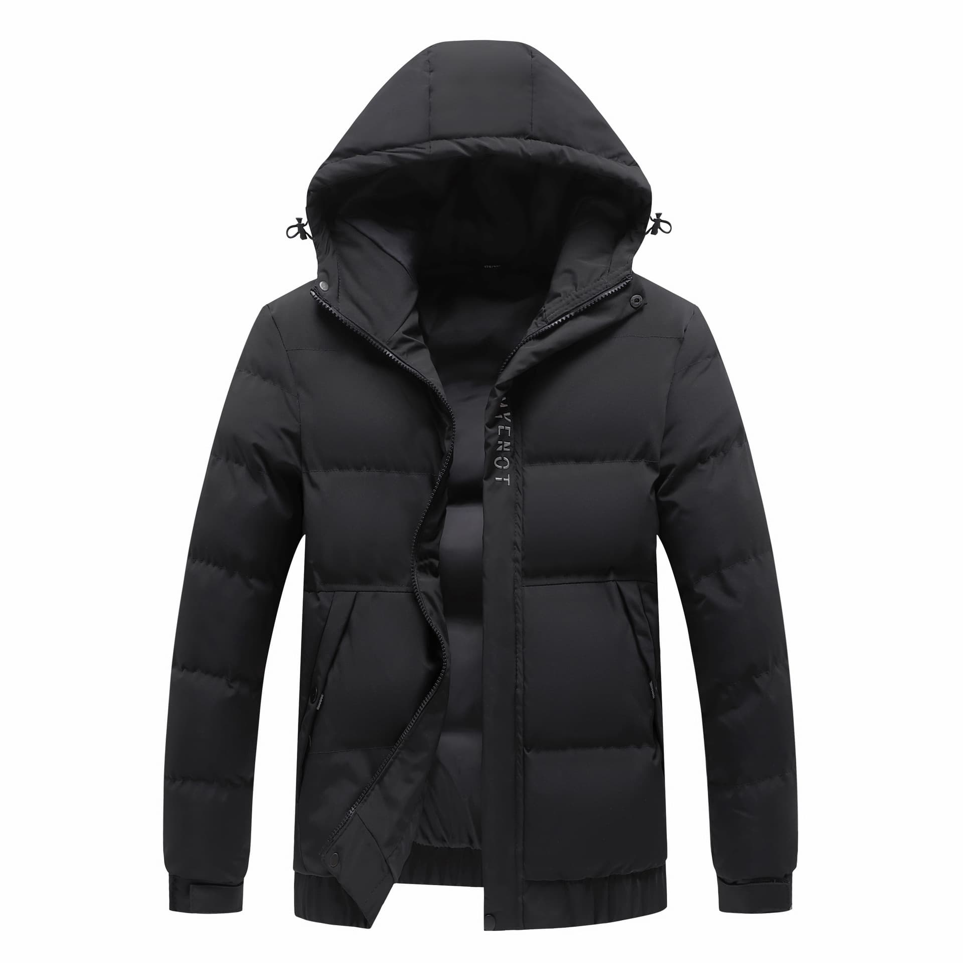 Men's Cotton Jacket New Fall/Winter Style Cotton Coat Fashion Trend Thickened Down-Proof Cotton Outerwear Warm Cold-Weather Jacket