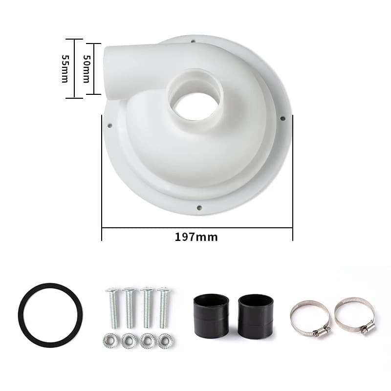 Vacuum Cleaner Cyclone Cover Cyclone Separator Dust Collector DIY Woodworking Filter Cyclone Dust Collector