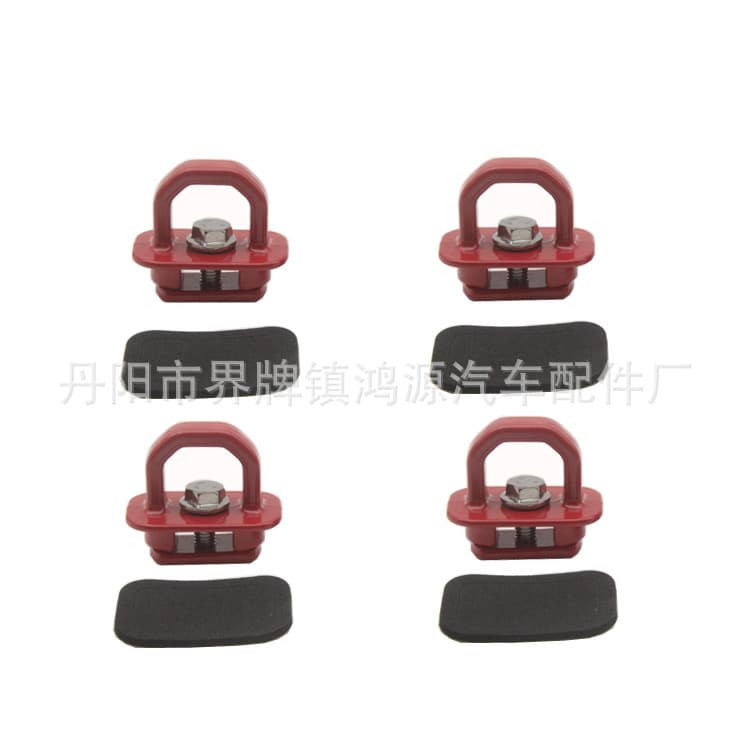 Suitable for Chevrolet Silverado American pickup truck rear trunk lock pickup truck shackle rear trailer box lock red