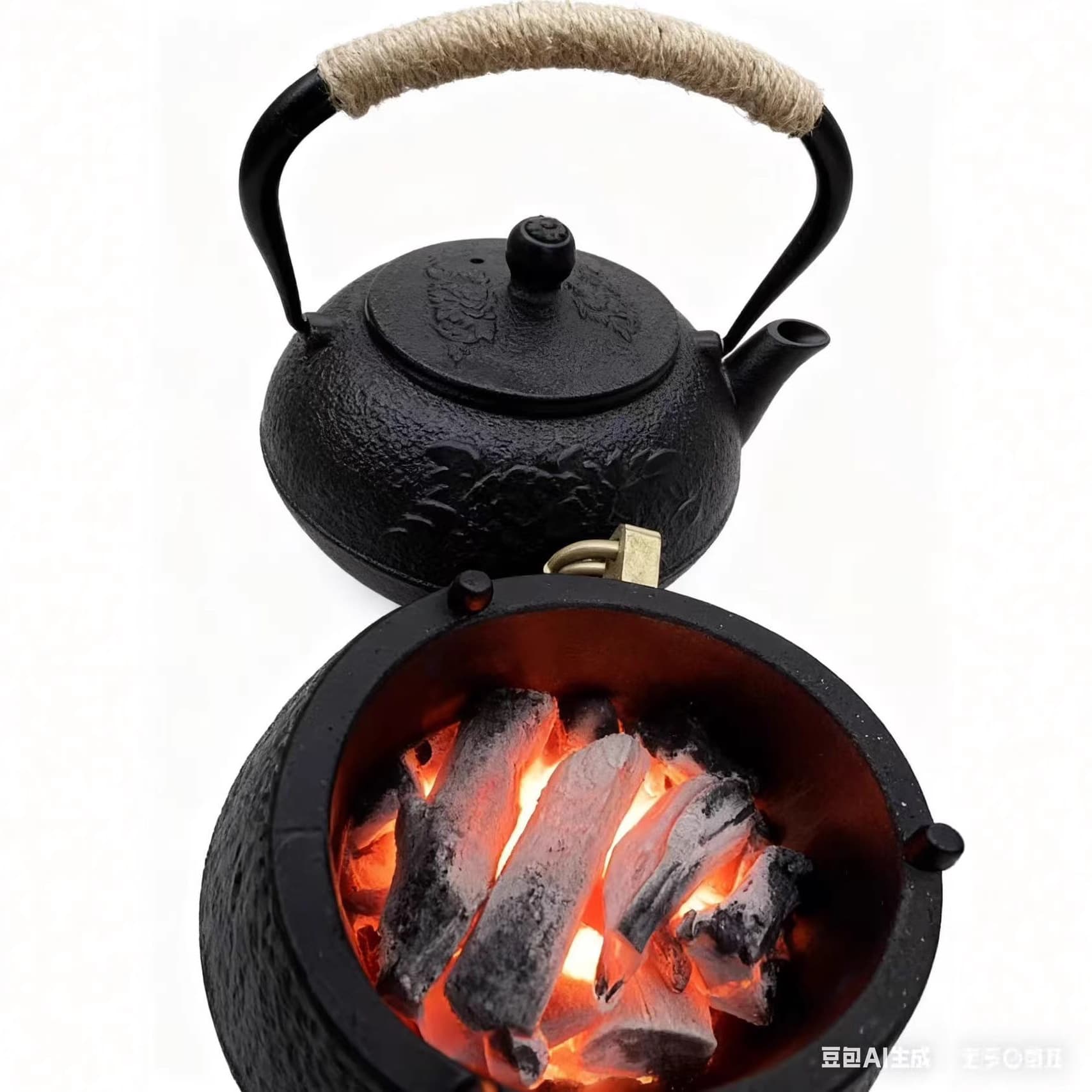 Smokeless, Odorless Binchotan Charcoal for Indoor Tea Brewing, Heating, and Barbecue