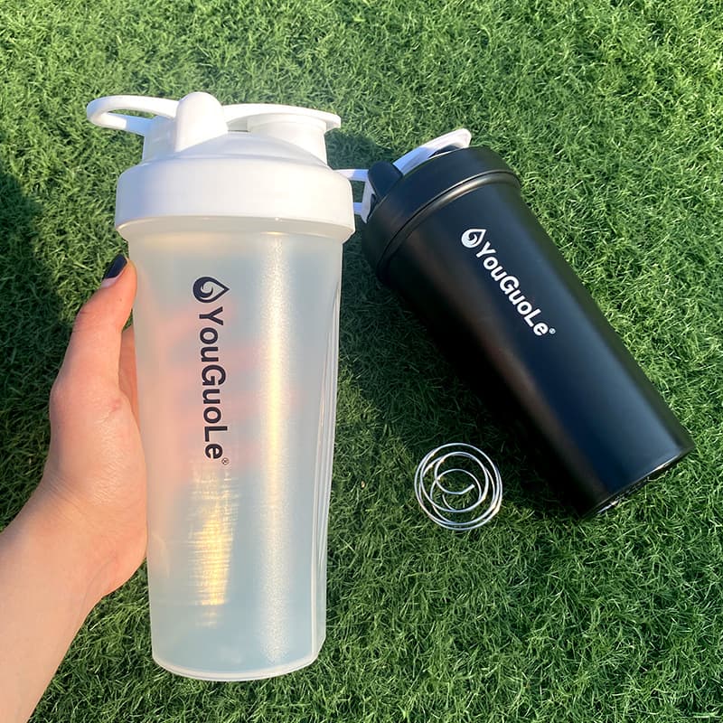 Fitness Cup Shake Cup Protein Powder Shaker Mixing Cup Logo Direct from Manufacturer 600ml Sports Shaker Bottle Wholesale