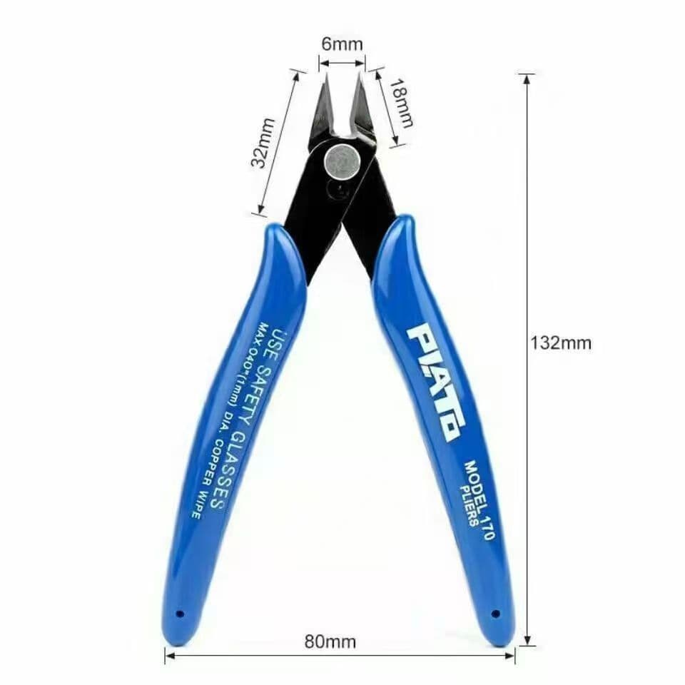 170 Side Cutter Box Brand Flush Cutter Electronic Diagonal Pliers Gundam Diagonal Pliers Model Wire Cutter Mini Pliers Tool