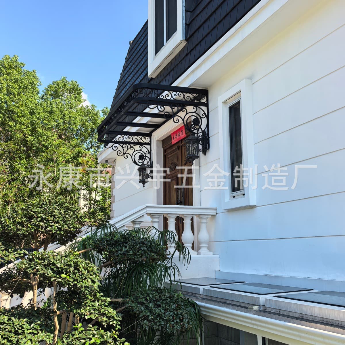 Direct from Manufacturer - Iron Canopies for Doorways, European Retro Decorative Sunshades, Worldwide Shipping