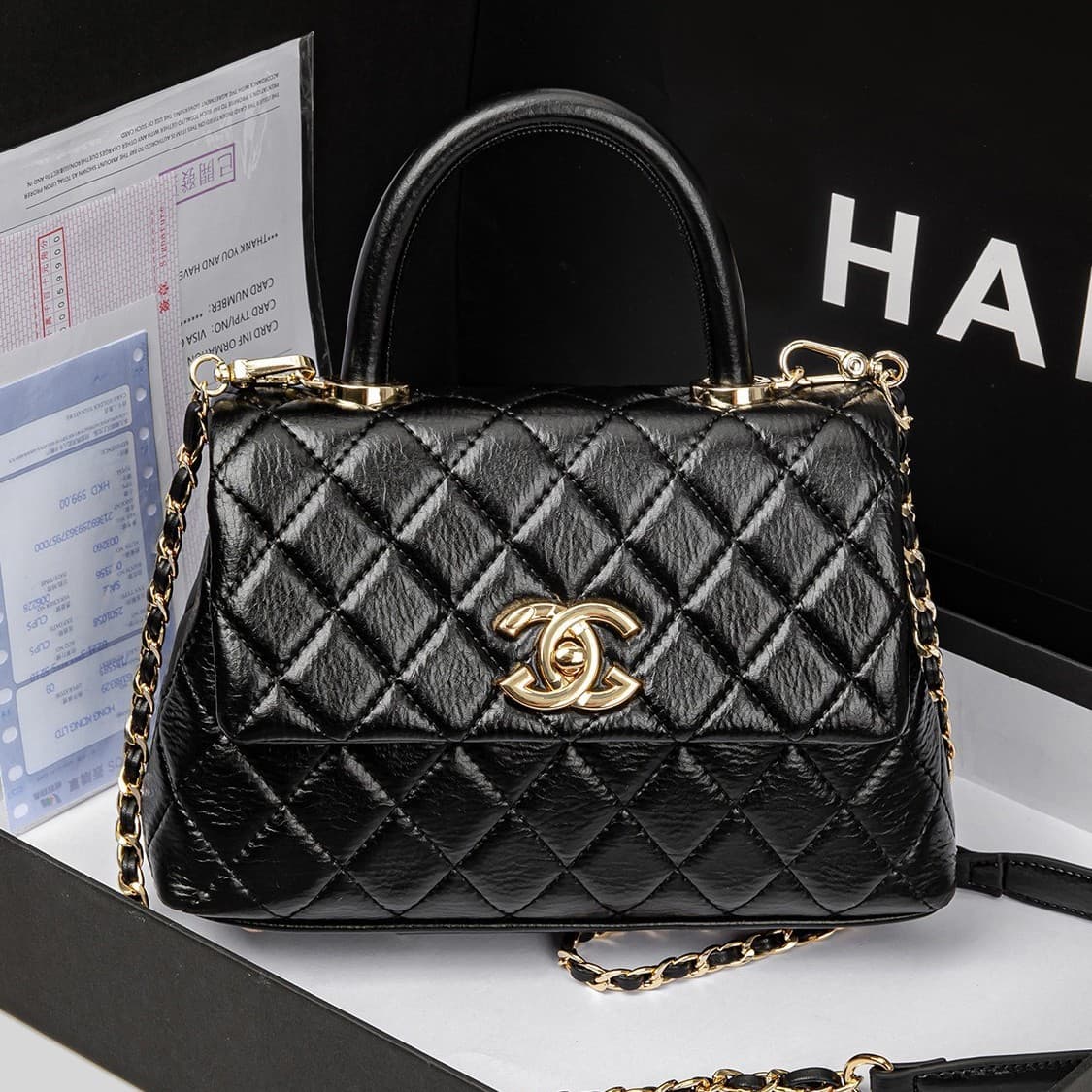 Genuine Leather Quilted Chain Bag Elegant Handbag New Women's Bag Shoulder Bag Crossbody Bag Fashionable and Versatile