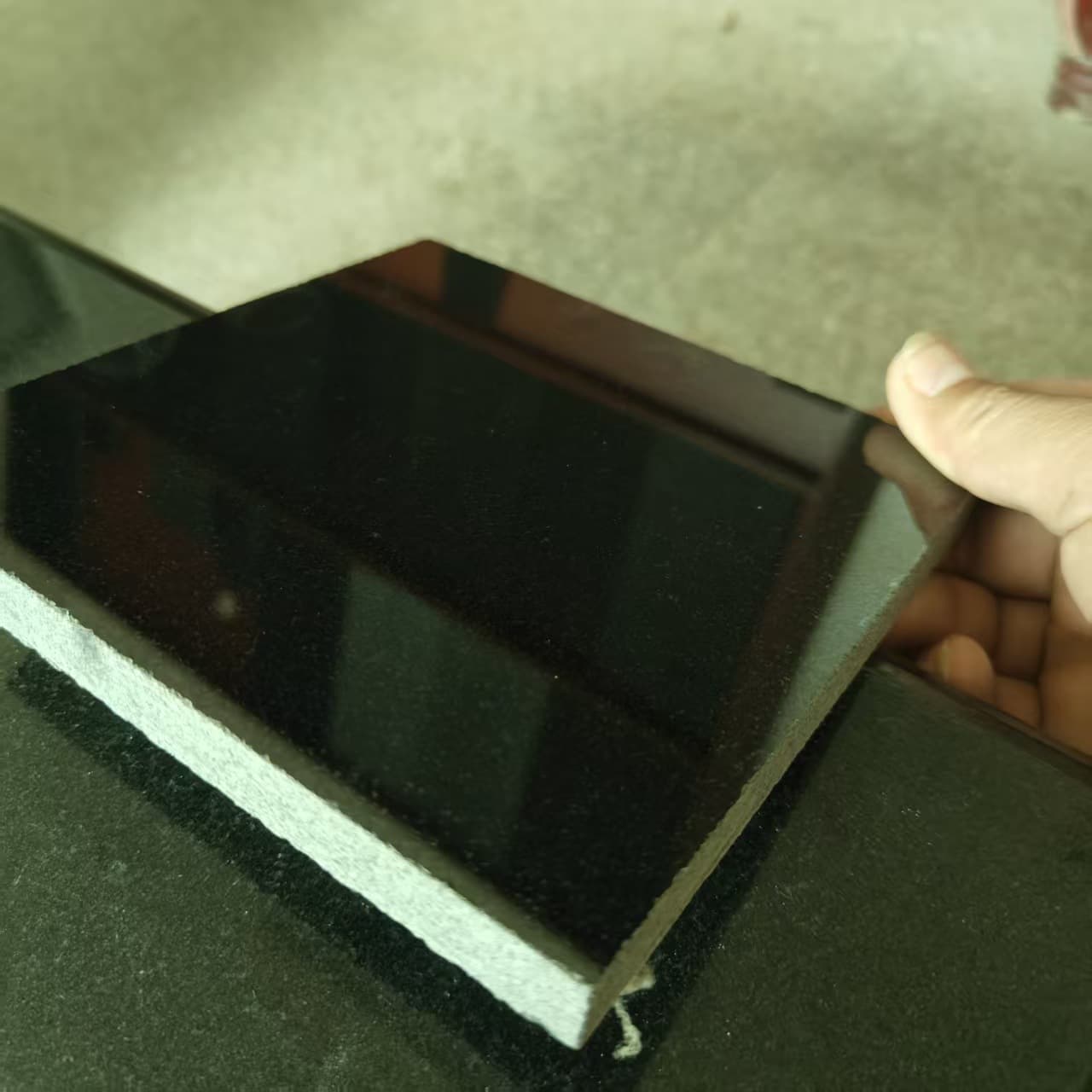 Indian Black Granite Glossy Stone Slab Black Sands Indian Black Tombstone Multi-Specification Wholesale China Black Stone