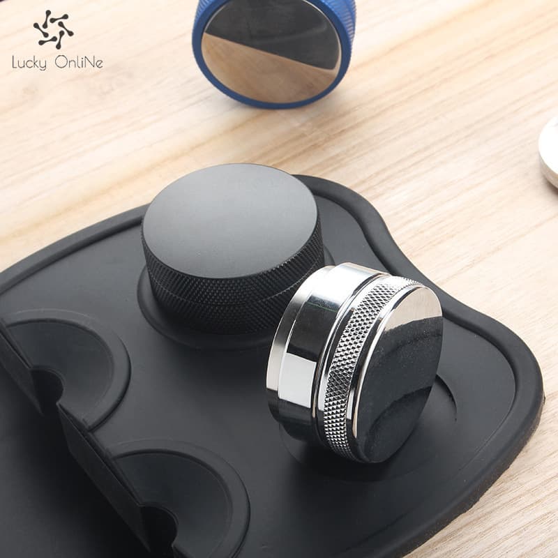 Special coffee powder dispenser base, silicone pad, powder hammer, filling base, powder pad, corner non-slip pad, powder press