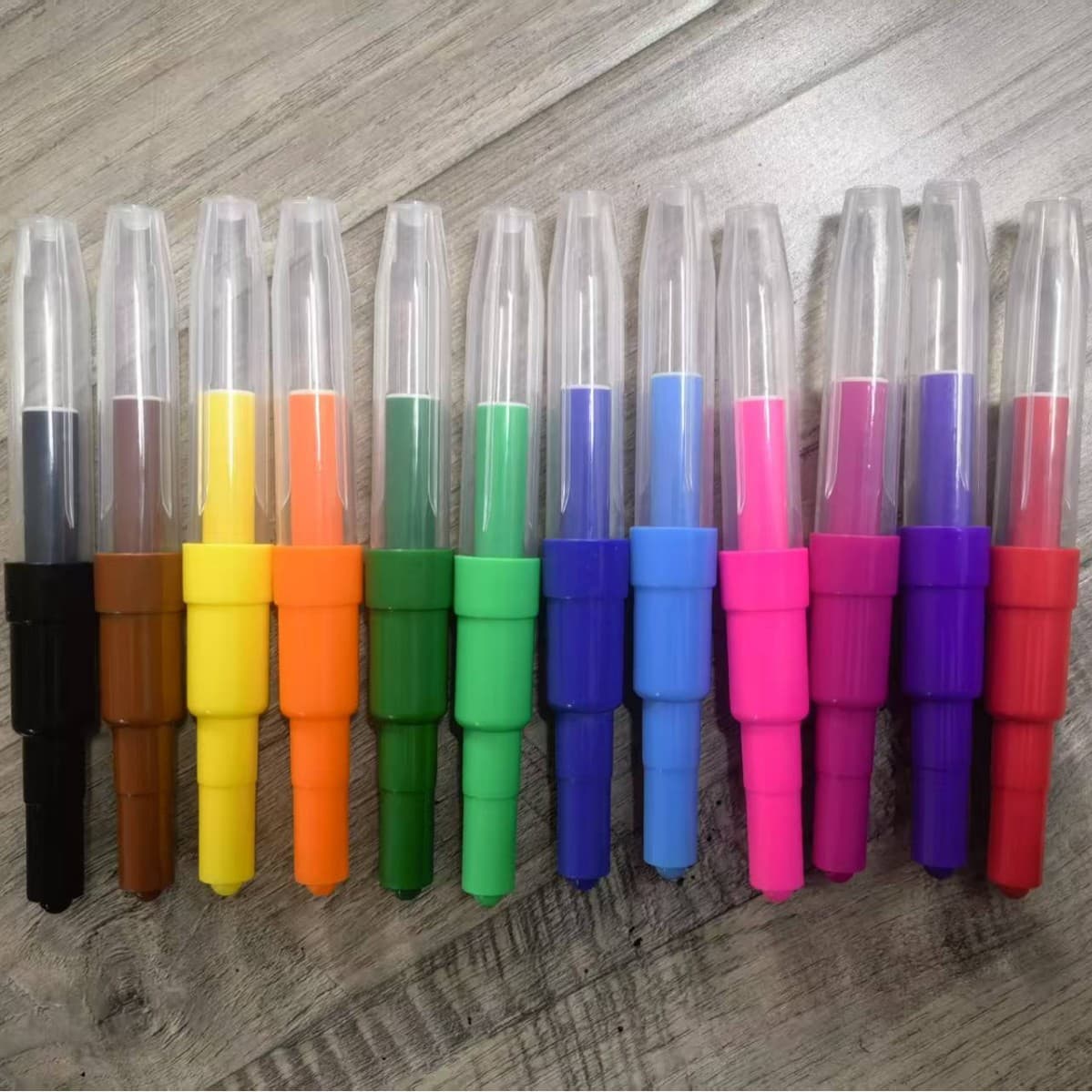 Blow pens spray painting brushes squeeze-out ink spray pens children's toy watercolor pen sets color-changing single pens