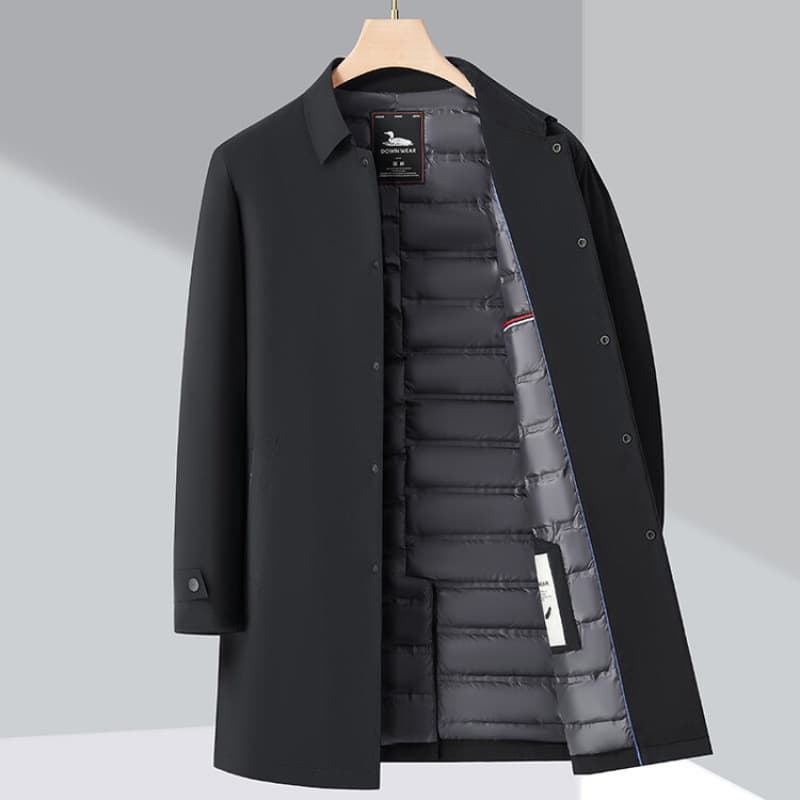 Factory Wholesale Bestseller Down Jacket Liner Windbreaker Jacket Autumn/Winter Warm Middle-Age Dad's Wear Drop Shipping