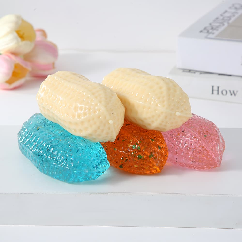 Spot cross-border pinch peanut candy toy pinch happy children decompression squeeze slow rebound pinch happy peanut style