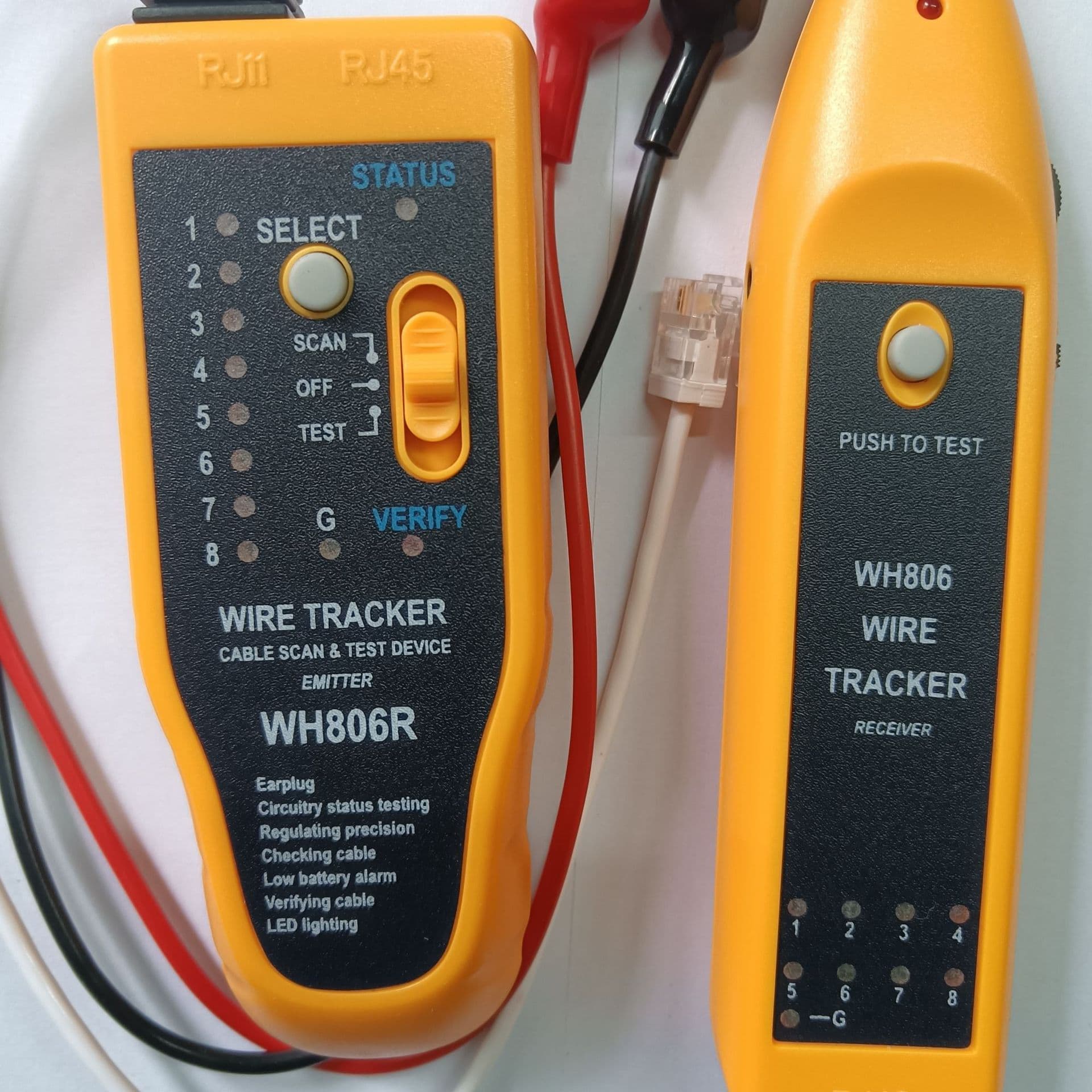 Wire Tracer WH806R Line Finder Network Cable Tester Telephone Network Cable Maintenance Gaosheng Electronics