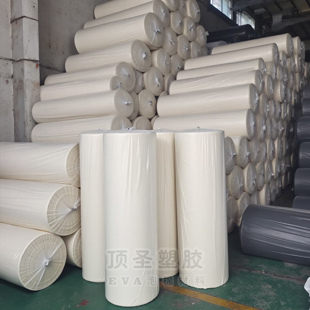 Ningbo EVA Foam, EVA Sponge Roll for Embroidery in Cixi, EVA Composite Foam Material Manufacturer