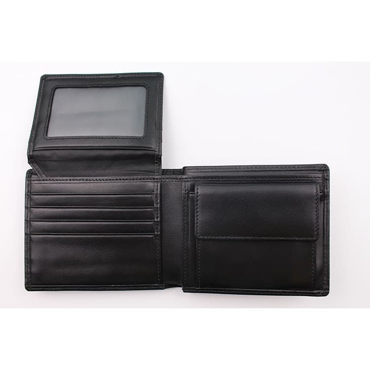 European and American Cross-Border Men's Genuine Leather Wallet Multifunctional Short Wallet with Multiple Card Slots and Coin Pocket RFID-Blocking Wallet