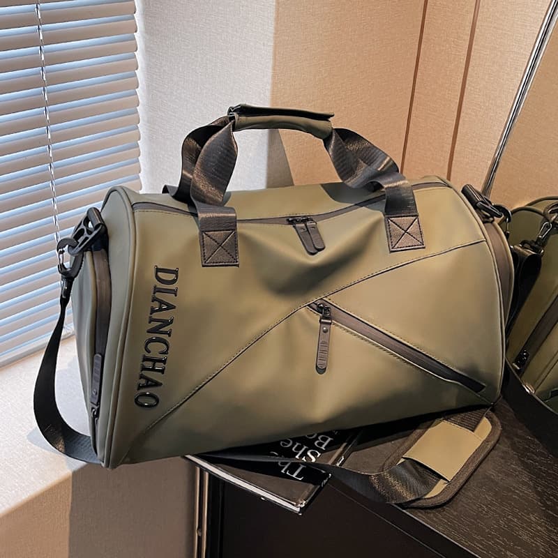 Sports Gym Bag for Men, Wet and Dry Separation, Large Capacity, Men's Handheld Luggage Tote, Women's Travel Bag