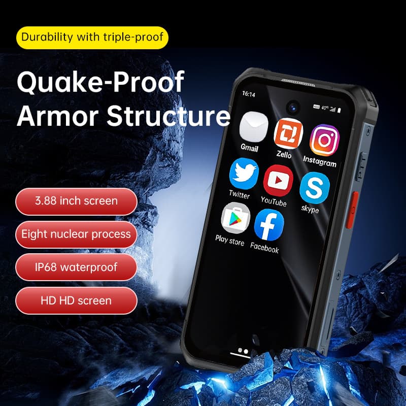 Maxo6 Hot Selling Mini Android Smart Small Phone Quad-Core Google Play Store Rugged Mini Style Cross-Border Hot Sale