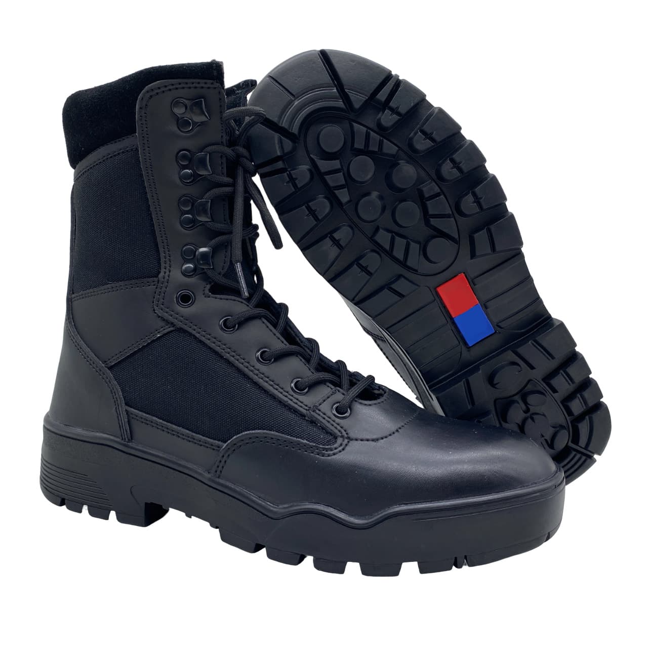 Custom training boots, all-season lightweight high-top design with sand and dust protection, outdoor security boots in a Martin style, slip-resistant and durable desert boots.