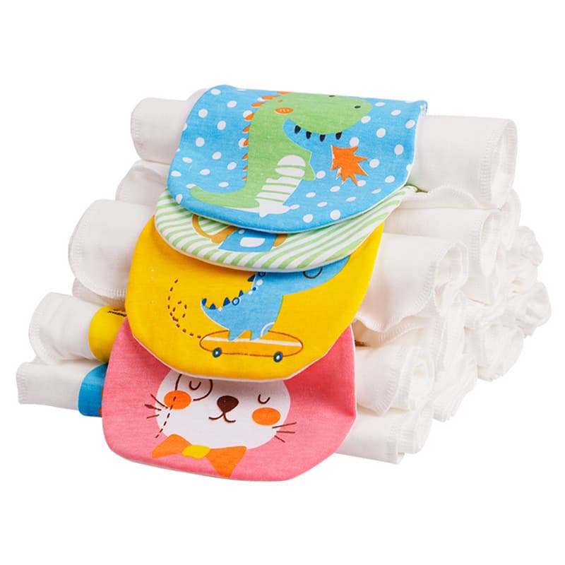 New sweat-absorbing towel, infant kindergarten playground children's sweat-absorbing towel, four-layer six-layer pure cotton gauze back pad sweat barrier towel