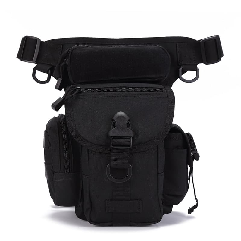 Cross-Border Men's Leg Bag, Motorcycle Crossbody Bag, Multi-functional Outdoor Tactical Waterproof Phone Running Sports Waist Pack