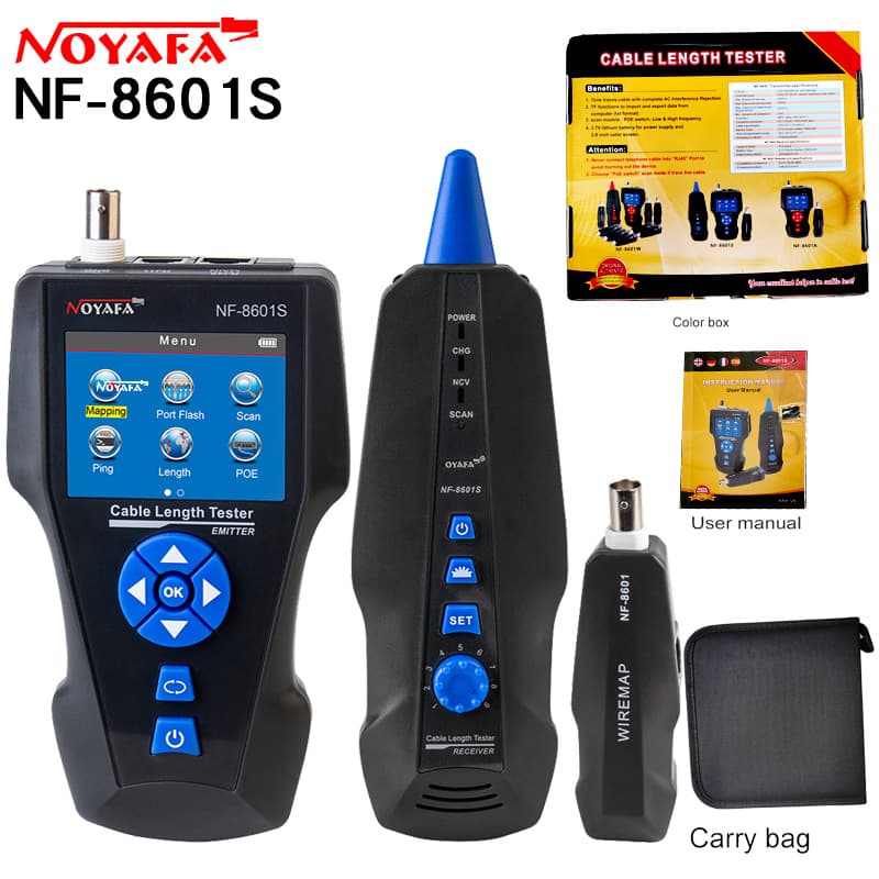 Wholesale NOYAFA NF-8601S Export Edition Network Cable Tester Ethernet