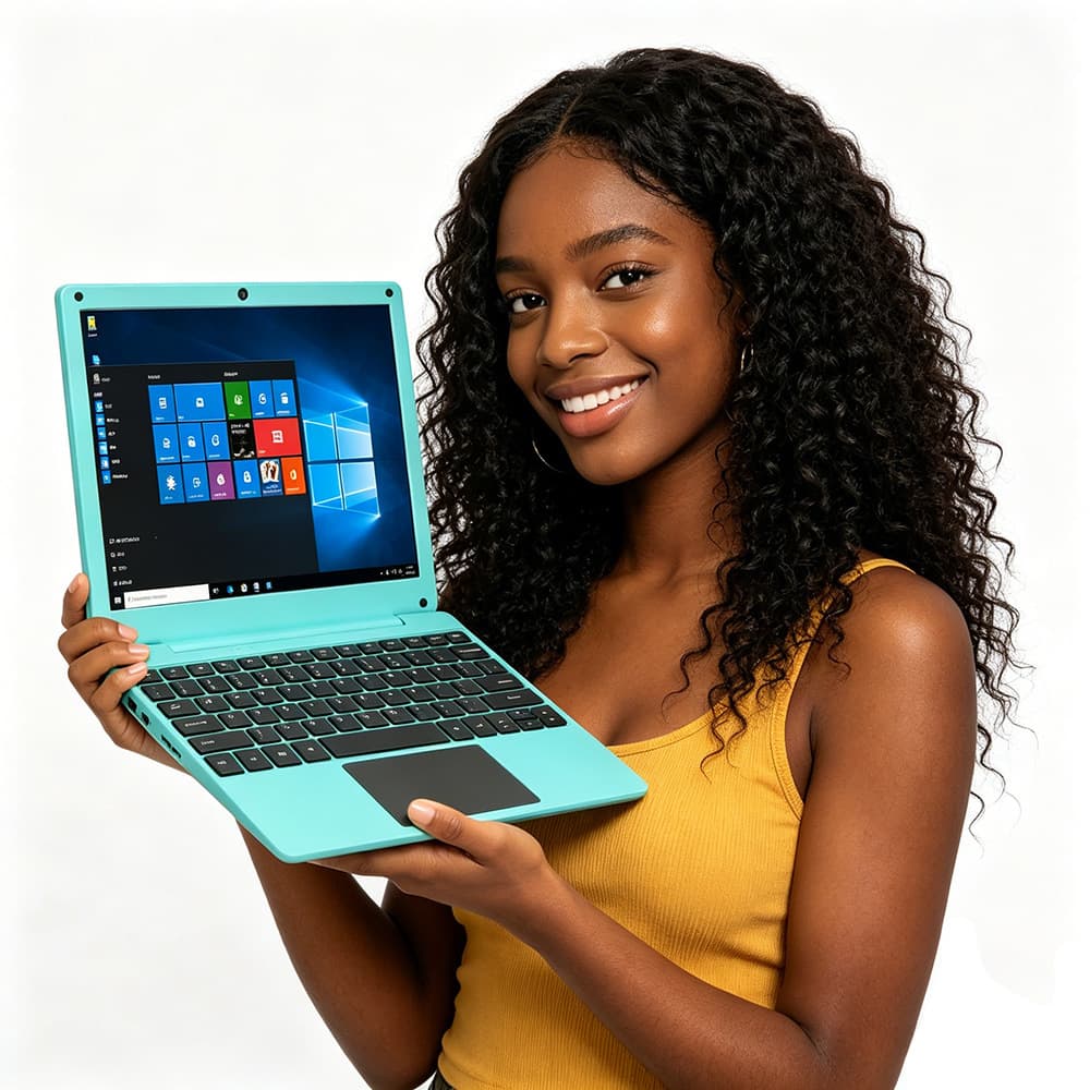New 10-inch Thin Blade N4000 8GB RAM Portable Office Study Online Class Laptop