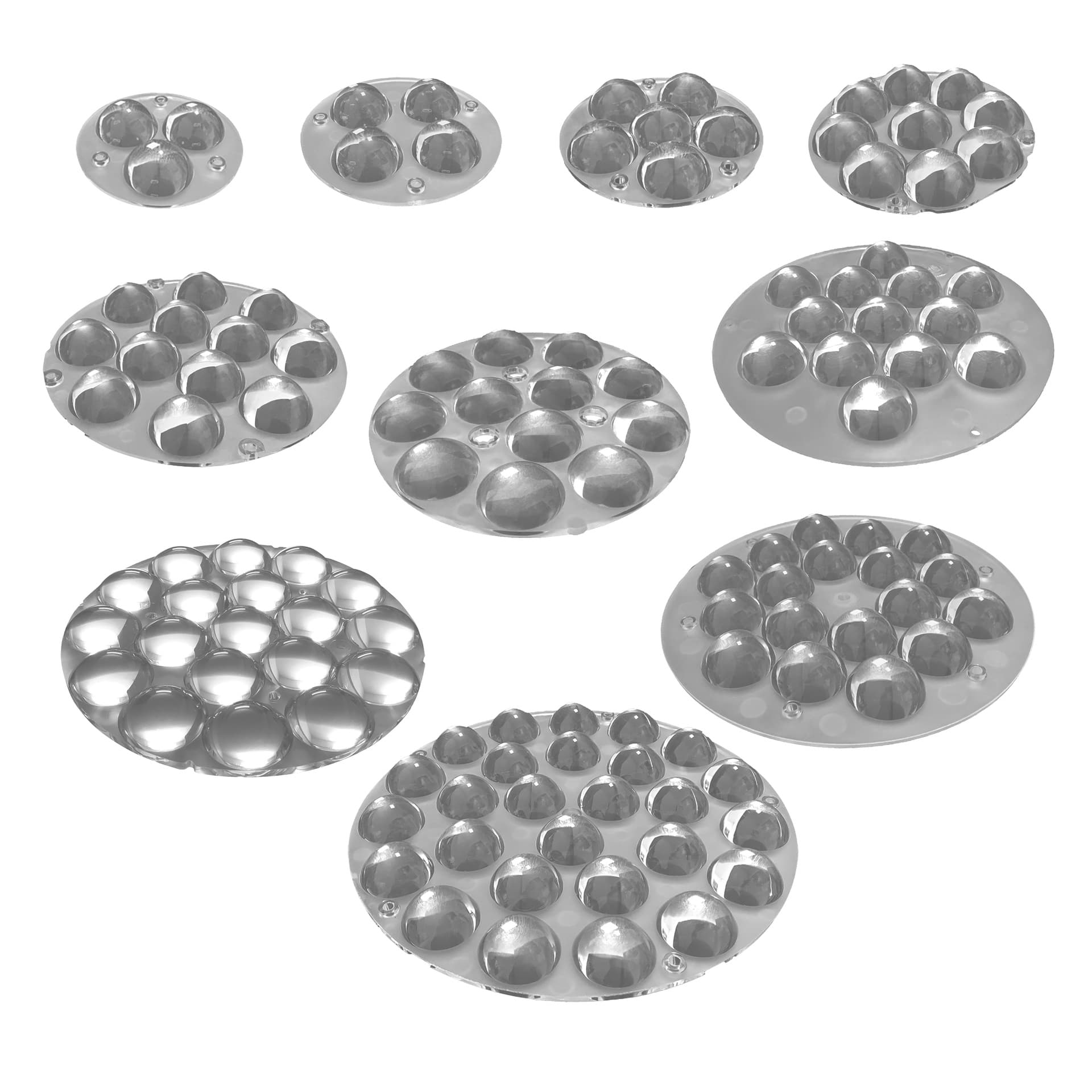 78-210 Diameter 3-27 Head Combined Module Convex Lens, Full Series of Round Modules for Car Lights and Beam Lights
