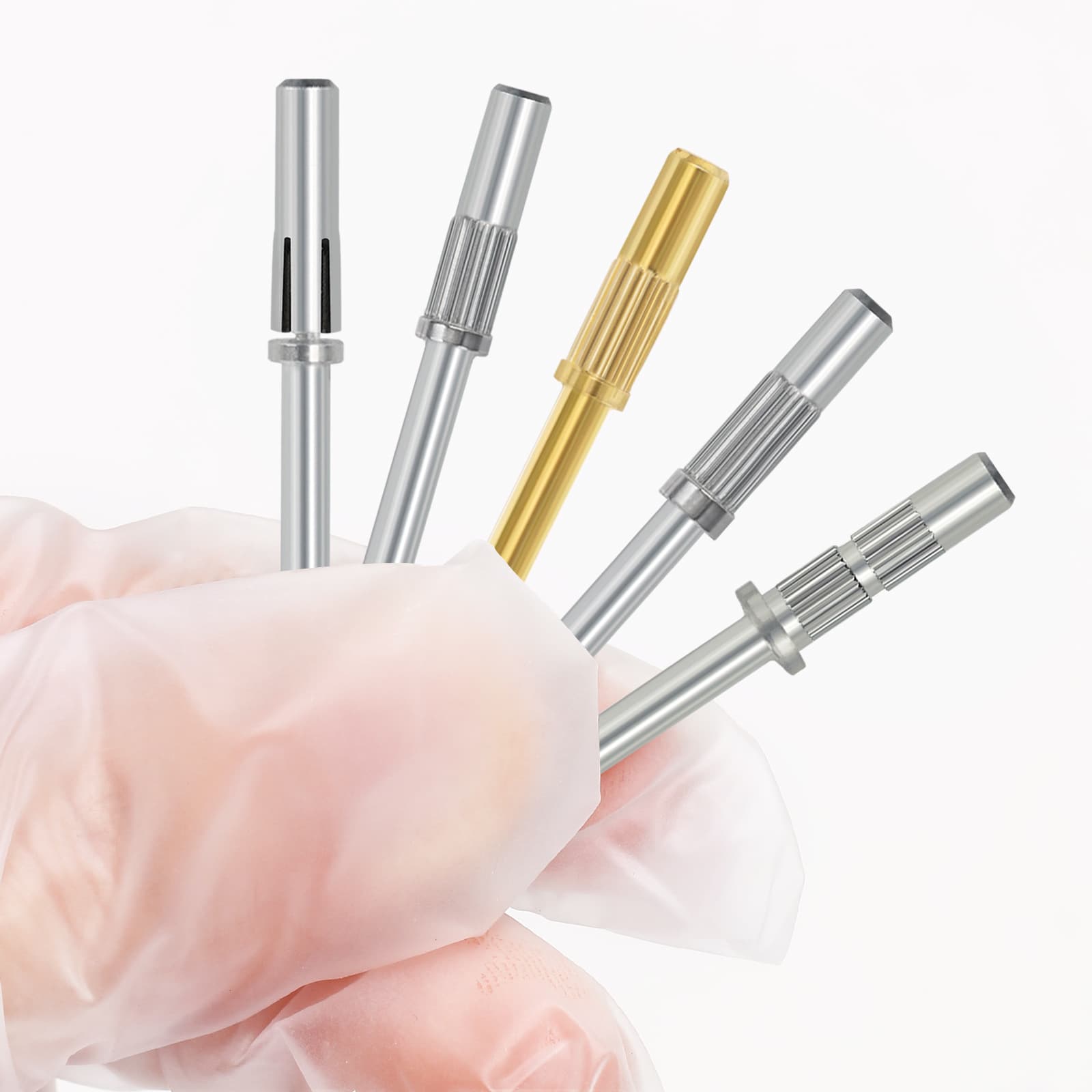 Cross-border Mini Nail Sanding Band Bearing Mandrel Manicure Pedicure Cuticle Removal Tool Set