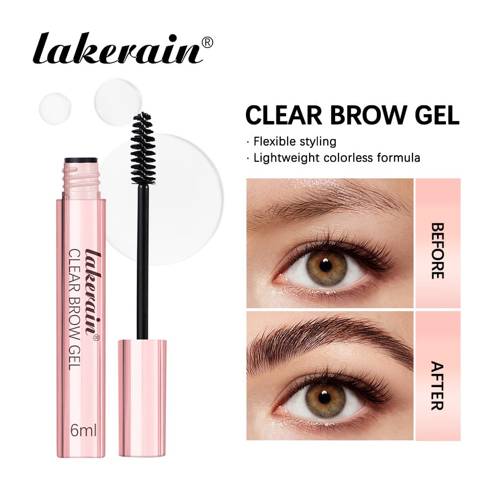 Cross-border lakerain clear eyebrow gel 3D eyebrow shaping gel transparent eyebrow shaping cream