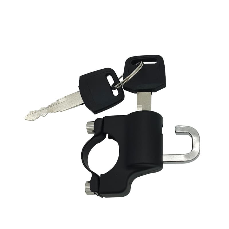 Electric Vehicle Helmet Lock, Universal Anti-Theft Fixed Function Handlebar Lock Hook Helmet Lock for E-Bike and Motorcycle