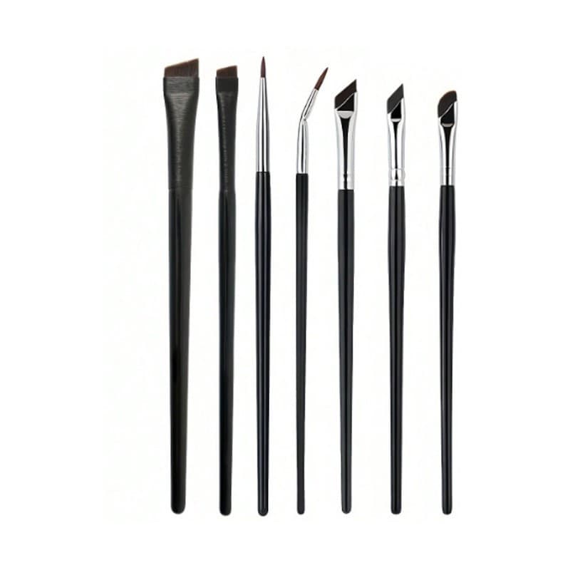 Blade Brush Eyebrow Brush Aegyo-sal Brush Sickle Makeup Brush for Beginners Eyeliner Lower Lash Line Angled Eyeliner Brush
