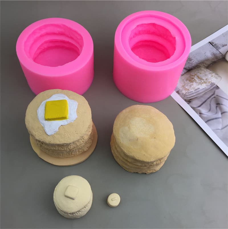 Mini, Large, and Extra Large Muffin Squishy Silicone Mold, Muffin Resin Plaster Candle Soap Mold