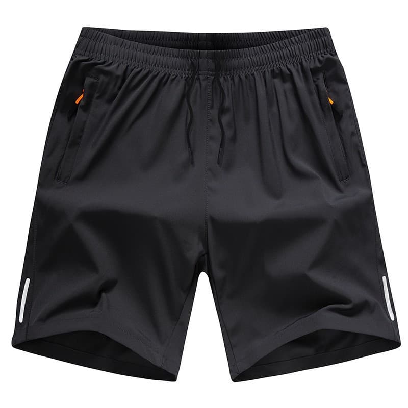 Men's Cross-Border Popular Sports & Leisure Beach Shorts, Ice Silk Quick-Dry Five-Point Shorts, Trendy Printable Logo