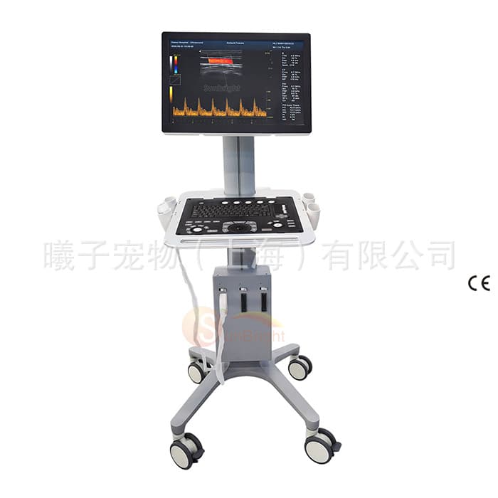Veterinary Color Doppler Ultrasound Portable Pet Color Doppler Ultrasound Push-Type Animal Color Doppler Ultrasound Research Color Doppler Ultrasound Ultrasonic