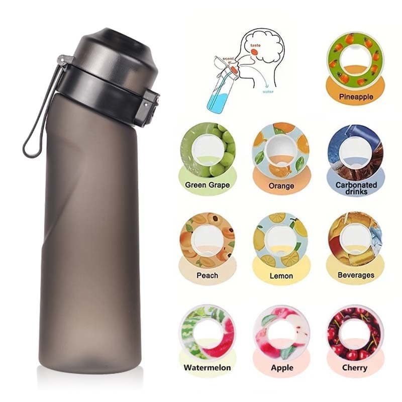 Cross-Border Fun Sports Water Bottle with Scented Aroma, Curved Neck 900ml, Scented Cup, Sports Water Bottle