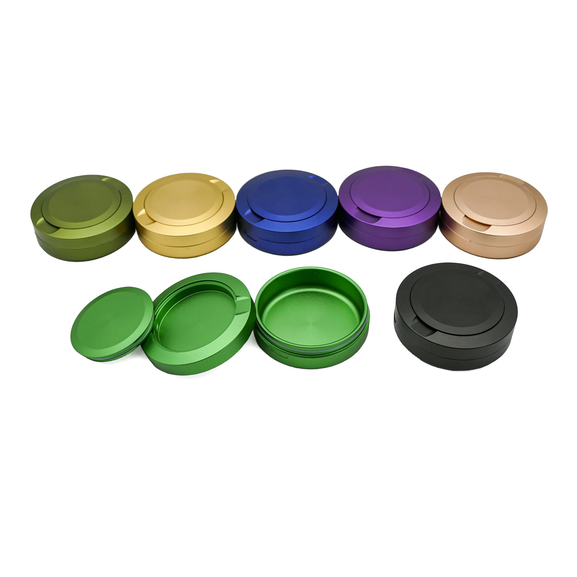 CNC Precision Carved Aluminum Alloy Snus Box Metal Three-Layer Leak-Proof Sealed Portable Wear-Resistant Snus Container