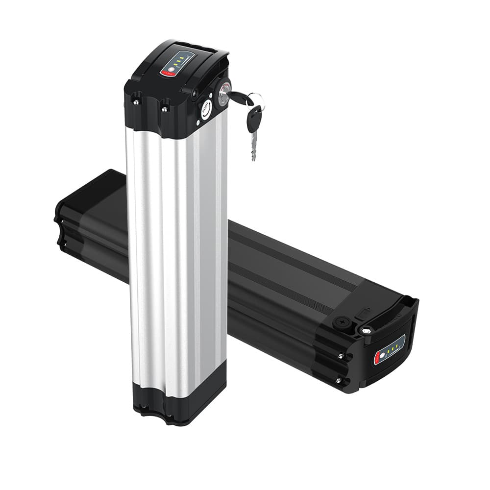Factory Supply 24V 36V Electric Bike Battery 48V Silver Fish Lithium Battery 12Ah Bicycle