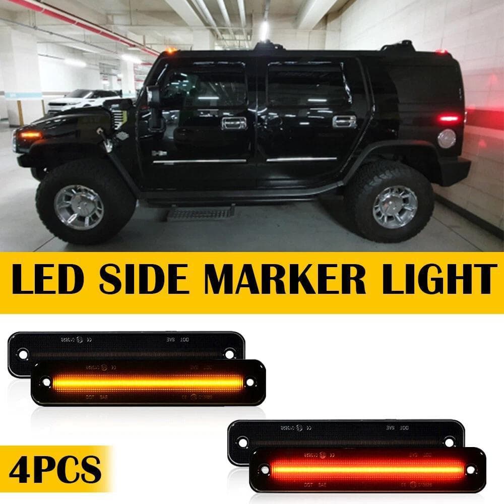 Cross-border car lights are suitable for Hummer H2 side lights, daytime running lights, width lights, turn signal lights, Hummer H2 fender lights